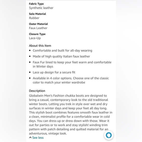 Mens chukka winter boots size 9 - Picture 6 of 6